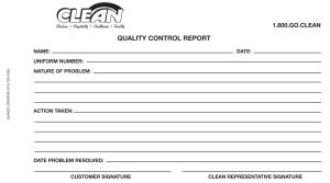 Quality Control Books (25 Per Unit Ordered)